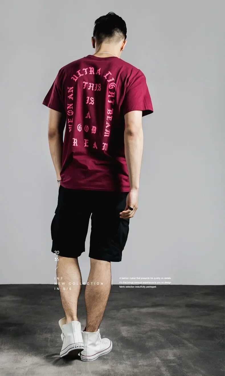 Summer Mens T Shirts YZY 3 I Feel like Paul Tee Short Sleeve or Neck T-Shirt 2025 Pablo Oversized tshirt Women 2024 New X250329