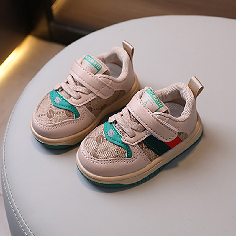 Baby Shoes Spring Autumn New Boys Girls Sneakers Soft Soled Toddler Shoes Kids Sports Shoes Children's Infant Shoes Sizes US1C-US9C K0727
