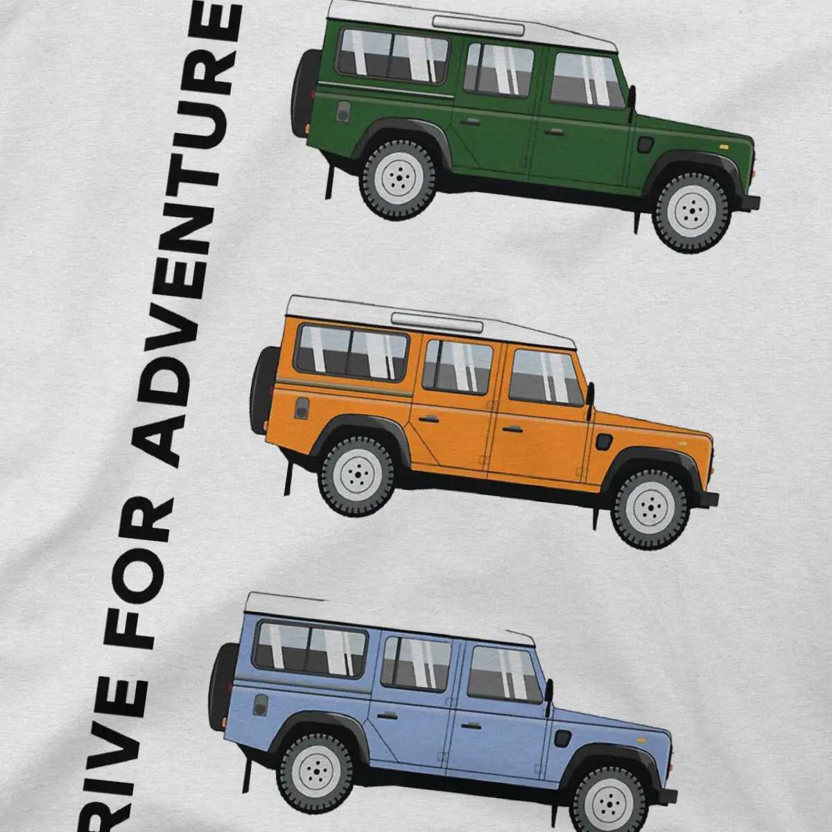 Mens T-Shirts Land Rover Defender 110 Leisure Pure Cotton Tees Short Sleeve Land Rover SUV T Shirts O Neck Clothes Birthday X250329