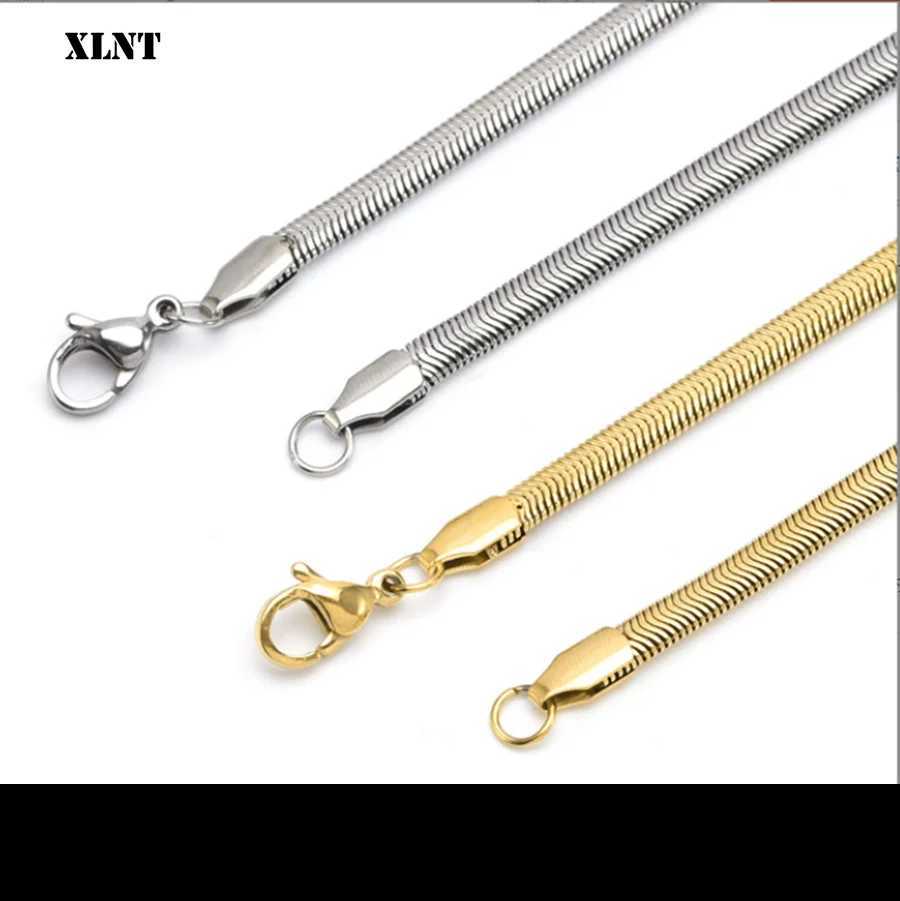 1 piece of circular snake chain necklace with a width of 1/2/3/4mm made of stainless steel chain necklace used for jewelry accessories chain link neck