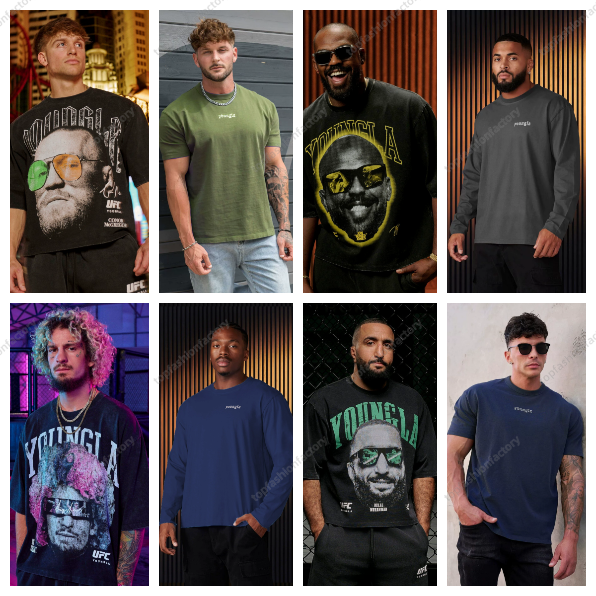 Men's T Shirts Shirts Mid Long Sleeve Mens Womens Punk Hip Hop Graffiti Style Graphic Tee Oversized Harajuku Loose Short Sleeved youngla US S-2XL