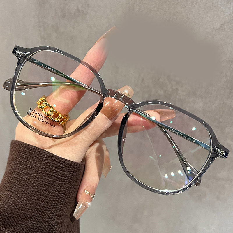 free shipping Ultra-lightweight, oversized cold brown glasses summer