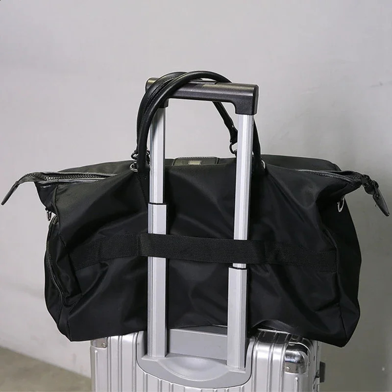 Fashion Travel bag Portable Duffle bag Short-trip Lightweight Oxford Large Size Luggage Tote Bag Handbag For Men and Women 250324