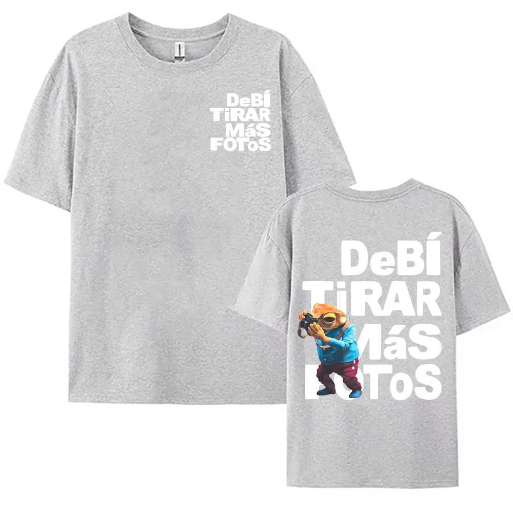 Cartoon Frog DTMF Printing T-shirt Deb Tirar Ms Fotos Album 2025 Tshirts Cotton Short Sleeve Summer Tee-shirt Women X250329