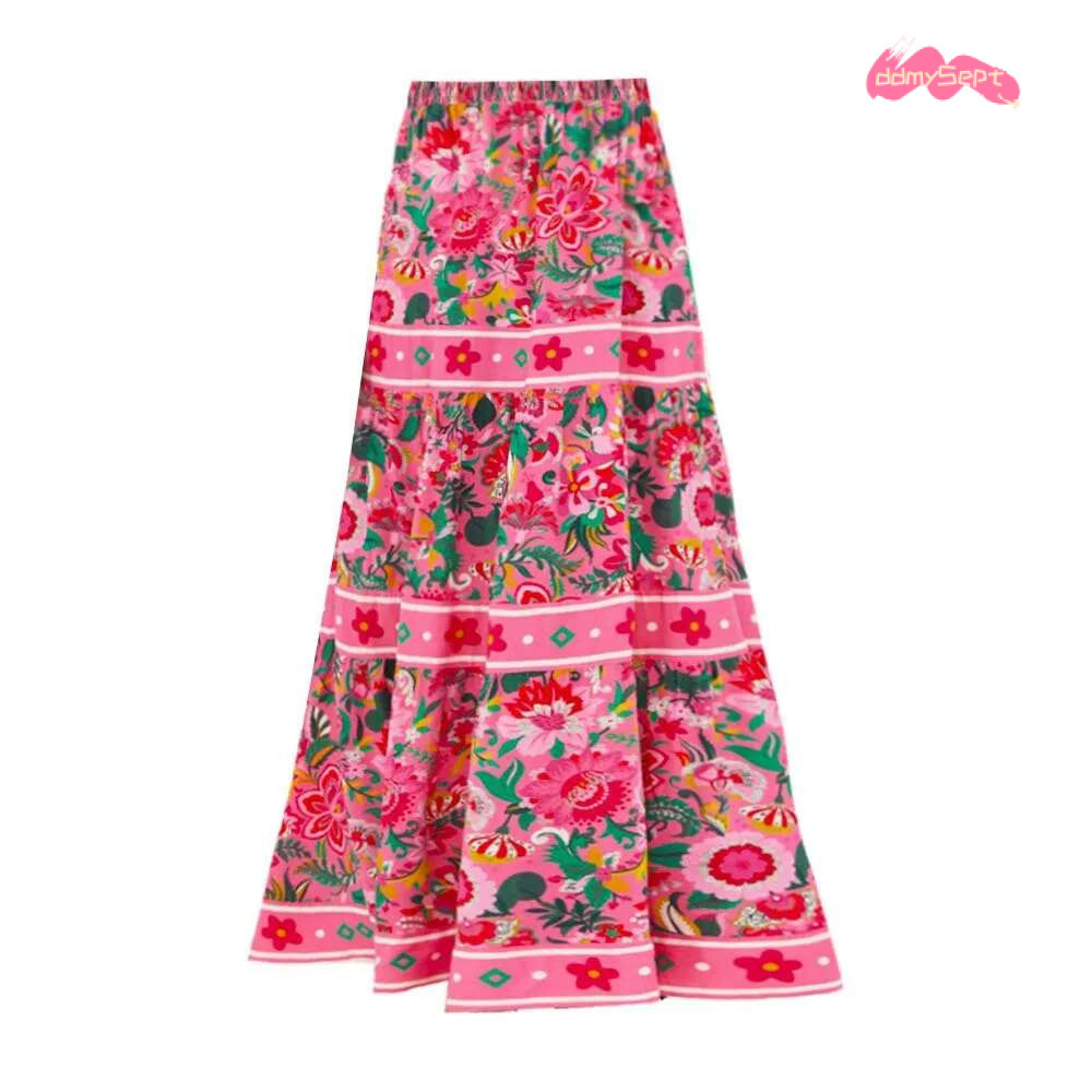 ral Printed Shoulder Ruffle Swimwear With Cover Up Sexy Swim Suit Woman 2024 Swimsuit Beach Outing Bodysuit ddmySept