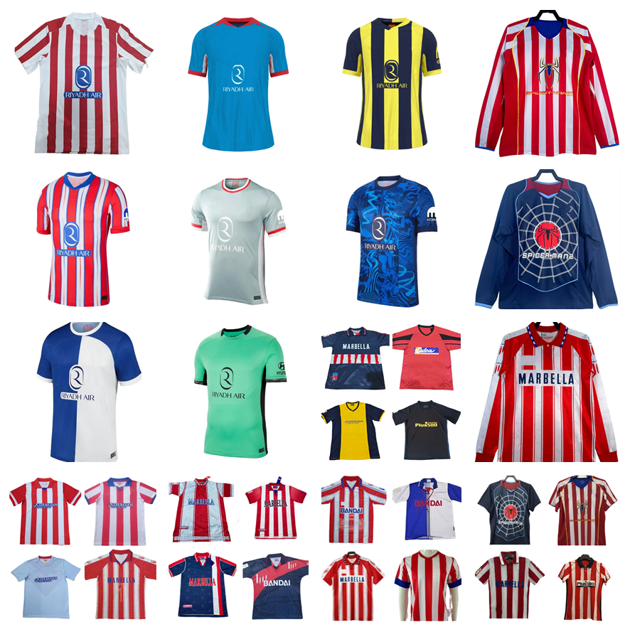 20 21 22 23 24 25 26 Atletico Madrids soccer jerseys 2025 2026 KOKE J.ALVAREZ CORREA F.TORRES 94 95 96 97 98 99 00 04 05 13 14 15 16 17 GRIEZMANN Simeone vintage football shirt