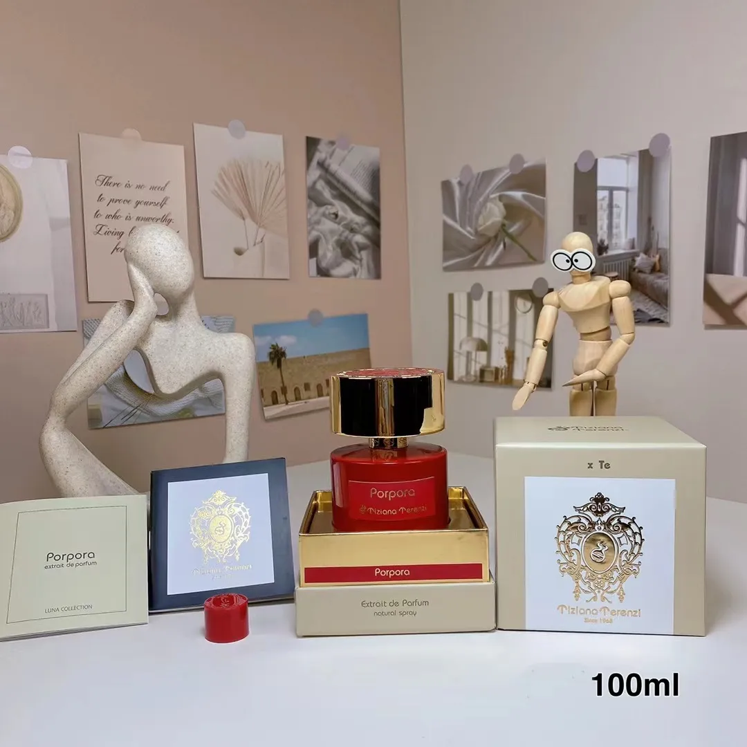 Luxury Perfumes Tiziana Terenzi Porpora Perfume Andromeda Extrait De Parfum 100ml Neutral Cologne Long Lasting Fragrance Body Mist Parfum Natural Spray