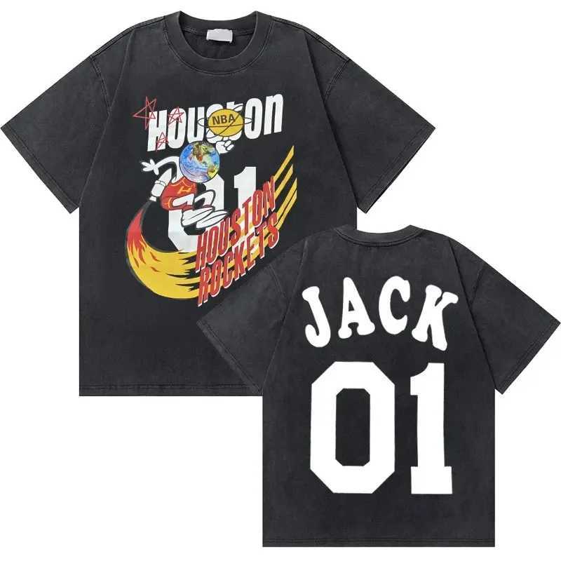 Washed Vintage Utopia Double Sided Print Tshirt Men Hip Hop Oversized T-shirts Mens Fashion Tees Male Black T Shirt X250329