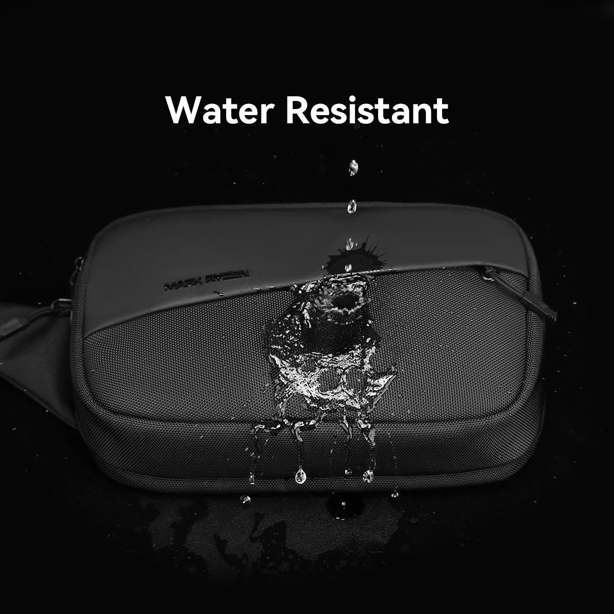MARK RYDEN Mini Shoulder Bag for Men with Multiple Pockets Fits 7.9in Ipad 250407