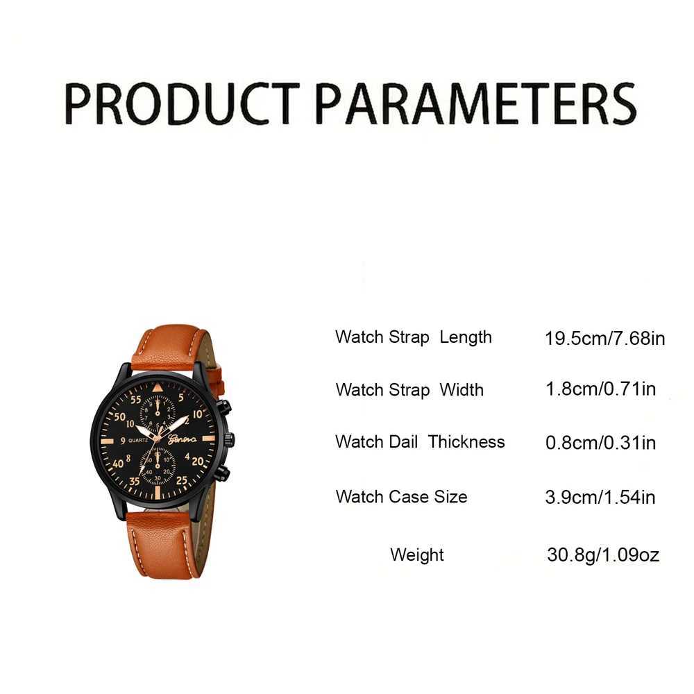 New Hip Hop Mens Fashion Luxury Mens Watch Sport Mens Watch Bracelet Set Relogio Masculino W250329