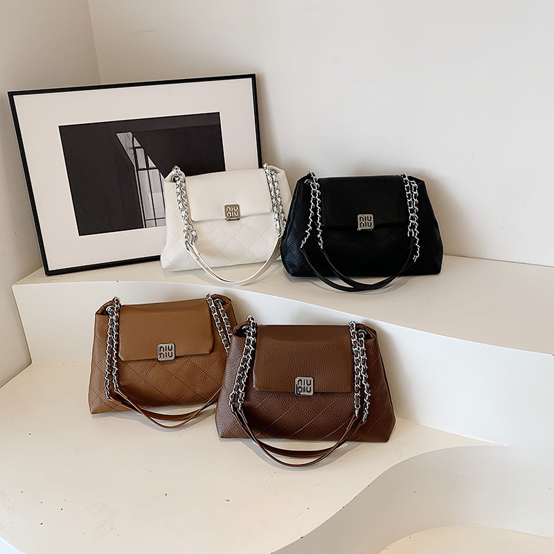 Designer Bag Luxury Bag Shoulder Bag Commuter Shoulder Everything Simple Texture Underarm New Dia Chain For Women