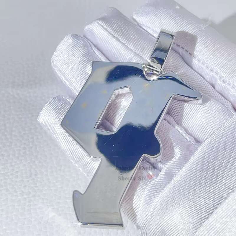 Pass Diamond Tester Hip Hop Iced Out Classic Design Moissanite Diamond Letter Pendant
