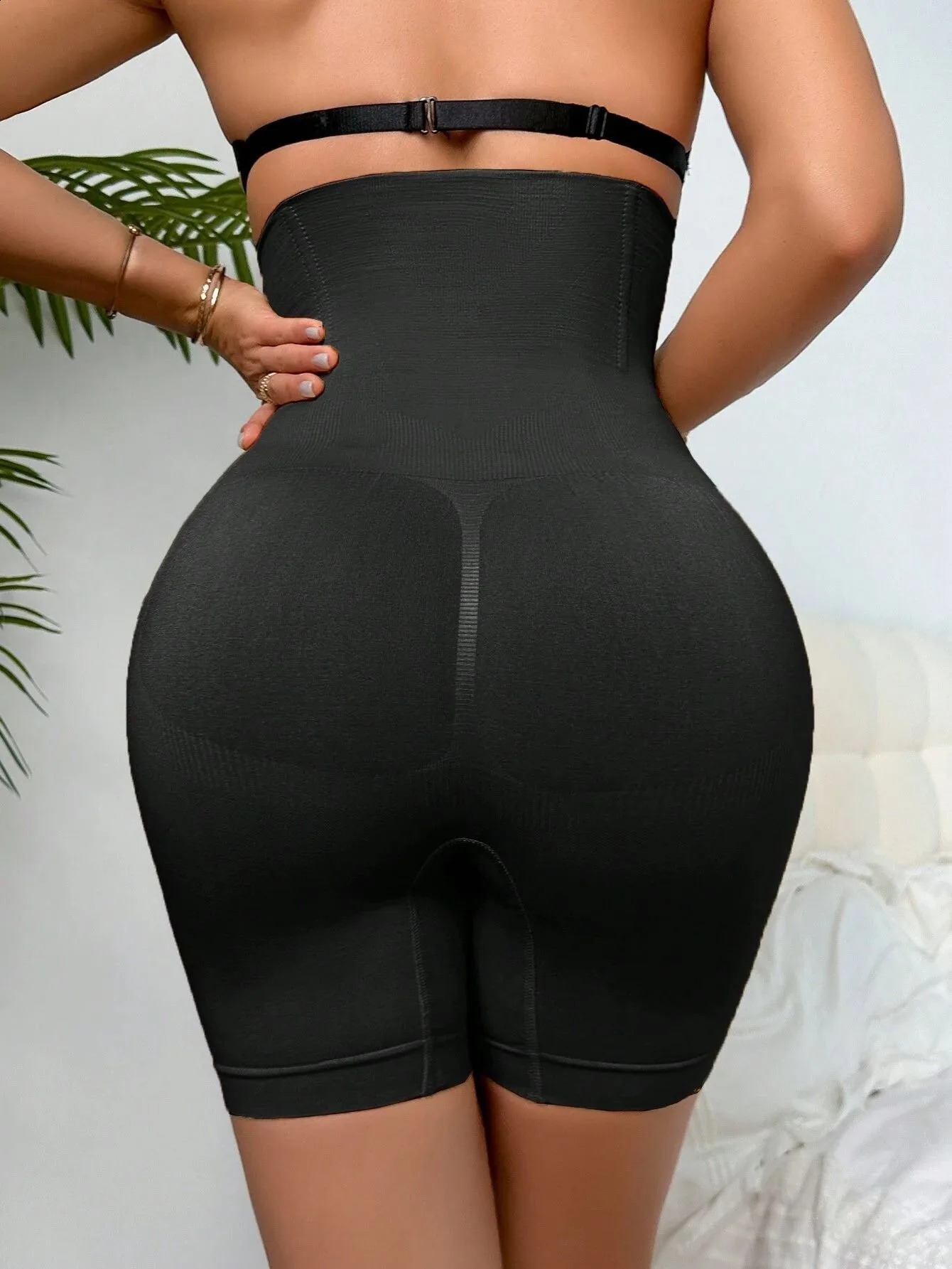 Women High Waist Shaping Control Panty Boyshort Tummy Control Butt Liftier Slim Shorts Sexy Underwear Shapewear Body Shaper 250328