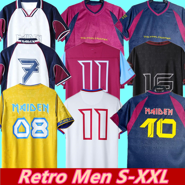 RETRO S-XXL IRON MAIDEN 99 01 08 10 BENRAHMA final Soccer Jersey 11 16 LIMITED EDITION SOUCEK SEW L.PaquetA BOWEN SCACA LANZINI ANTONIO FORNALS EMERSON football