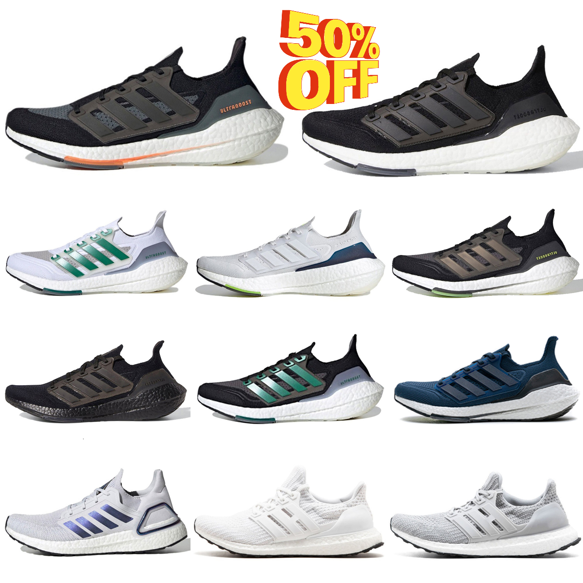 Trainers Ultra 20 UB 21 Boosts Sports Shoes Mens Women Ultra 1.0 DNA 4.0 5.0 6.0 Core Triple Black White Jogging Dash Grey Solar Blue Metallic Tech Tennis Designer Sneakers