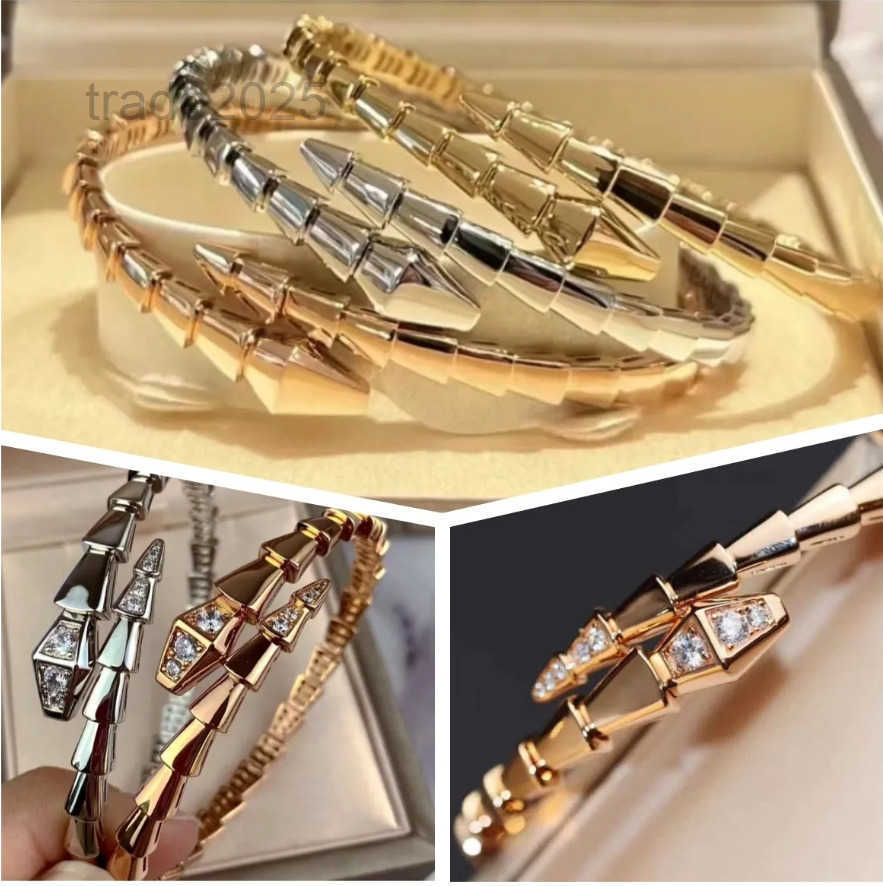 Designer Jewelry Narrow Single Circle Snake Designers Bracelet Gold Bracelets Bangle Party Birthday Gift High Quality