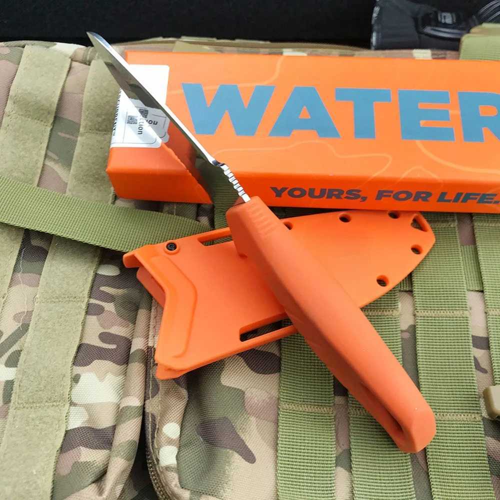 BM 18040 Multi purpose Kitchen Fixed Blade with Sheath D2 Steel Blade Nylon Fiber Handle Multi purpose Household Fruit Knife Y250329