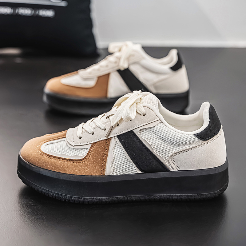Free shipping Sneakers men casual shoes sports shoes thick soled retro loafers comfortable fashion