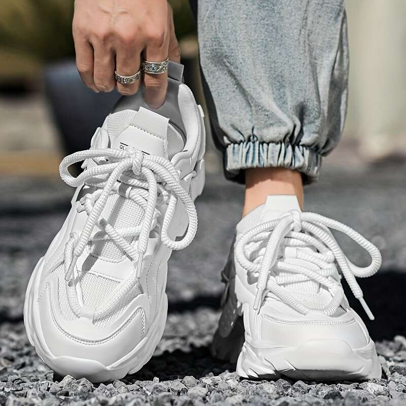 desinger shoes mens sneaker trendy Thick Soled Retro Dad Comfortable Soft Soled Non-Slip Wear-Resistant Casual Street Shoes for All Seasons