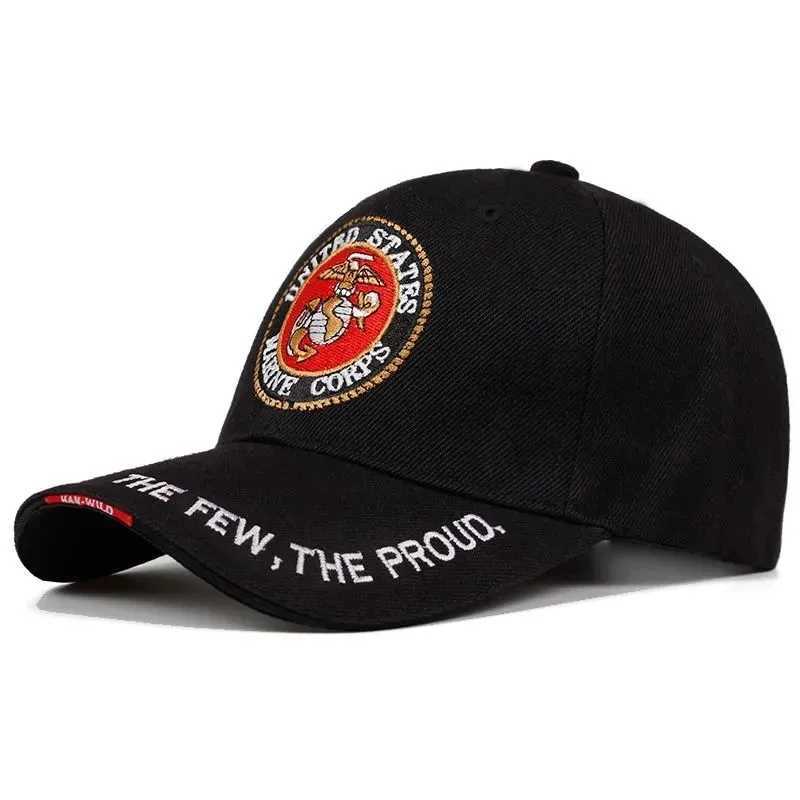 Marine Corps Commemorative Baseball Cap Outdoor Military Camouflage Baseball Cap Embroidered Navy SEAL Cap Z250329