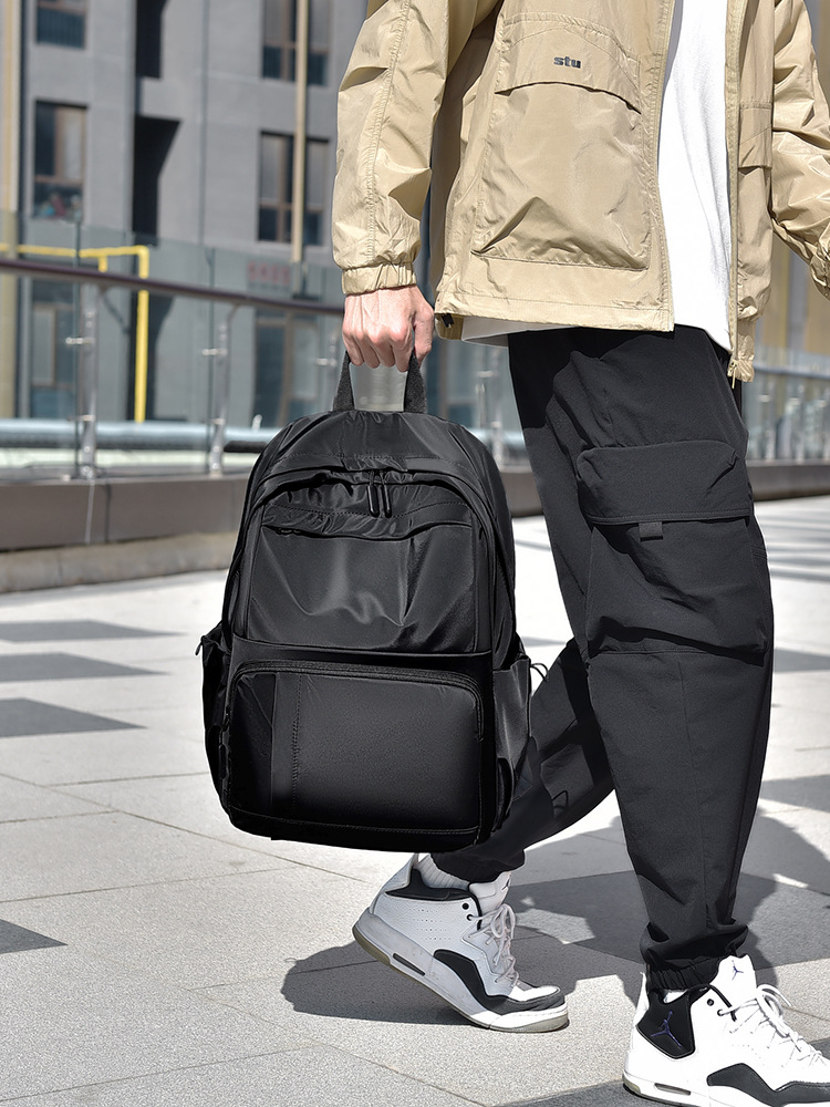 Backpack new simple leisure backpack men's outdoor travel backpack large capacity backpack 2025