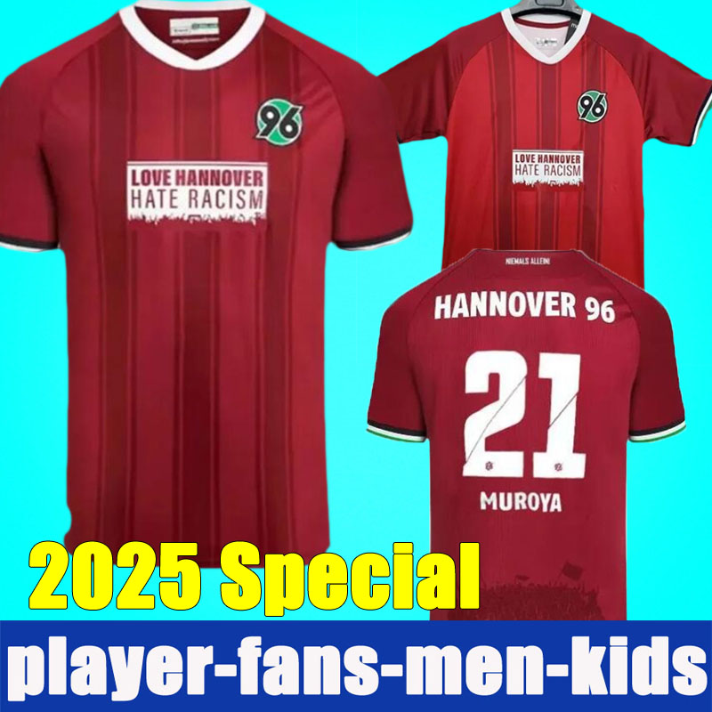 2025 Hannover 96 Special Soccer Jerseys men kids kit 25 26 home away 3rd football shirt