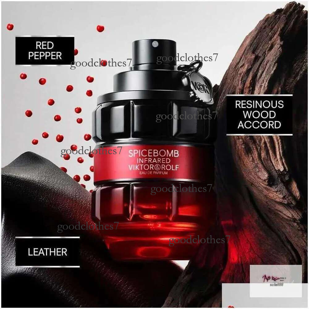 Solid Perfume Viktor Rolf Spicebomb Infrared Eau Parfum Woody Spicy Cologne For Men With Notes Of Leather Cinnamon 3 Fl Oz Drop De Otylz