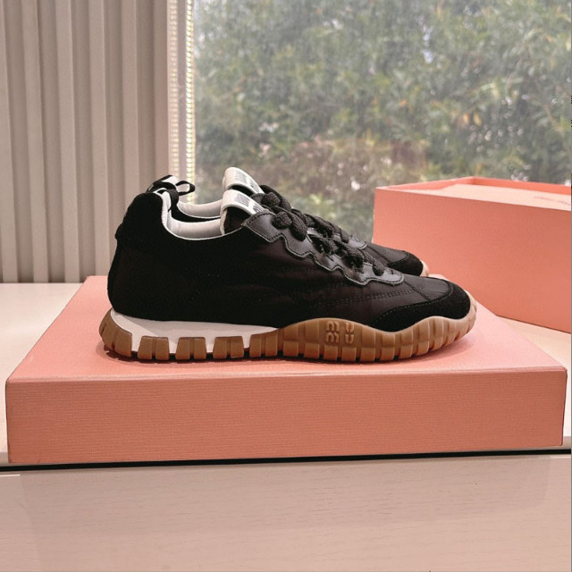 Tyre Sneakers Technical Fabric Suede Trainers Elegance Sport Style Rubber Sole Running Shoes