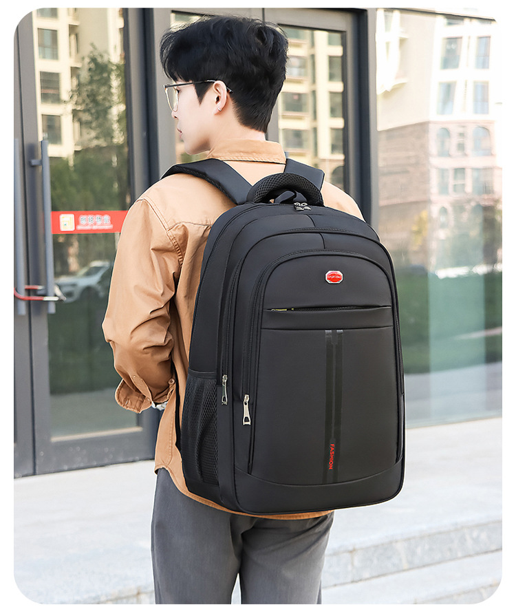 New backpack men's large capacity multi-layer commuter computer backpack Student backpack travel backpack 2025s hot