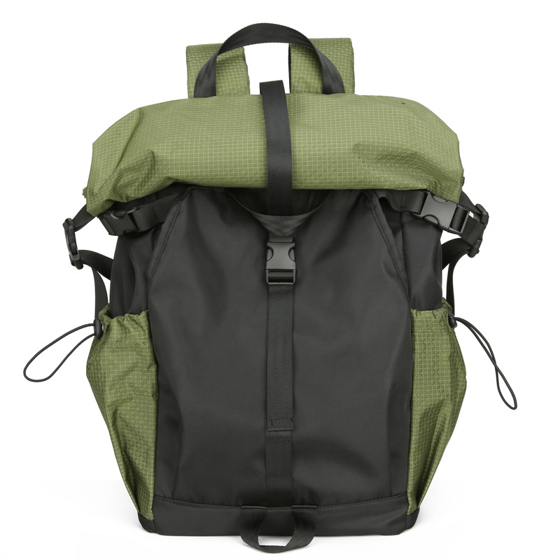 Trendy backpack for men folding roll-up backpack for outdoor travel backpack Casual backpack 2025