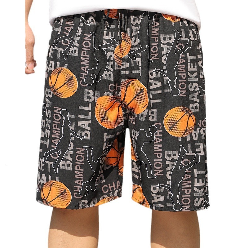 Free Delivery Designer Bag Summer Pants Men, Loose And Casual Five Inch Shorts, Ice Silk High Elasticity, Quick Drying, Beach Ready To Swim, Plus Size