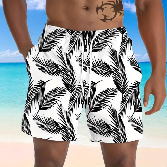 Top quality Brand High Quality New Style Free Delivery Designer Bag 2025 Summer Men's Quick Drying Beach Half Swim Pants, Black Casual Shorts