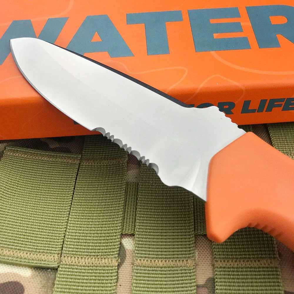 BM 18040 Multi purpose Kitchen Fixed Blade with Sheath D2 Steel Blade Nylon Fiber Handle Multi purpose Household Fruit Knife Y250329