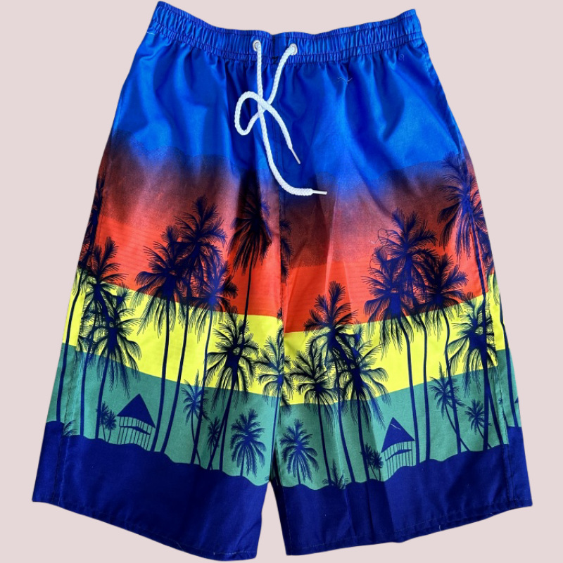Brand High Quality New Style Free Delivery Designer Bag Summer Speed Dry Beach Pants For Men, 5% Casual Big Head Sports Surfing Fashion Thin Men'