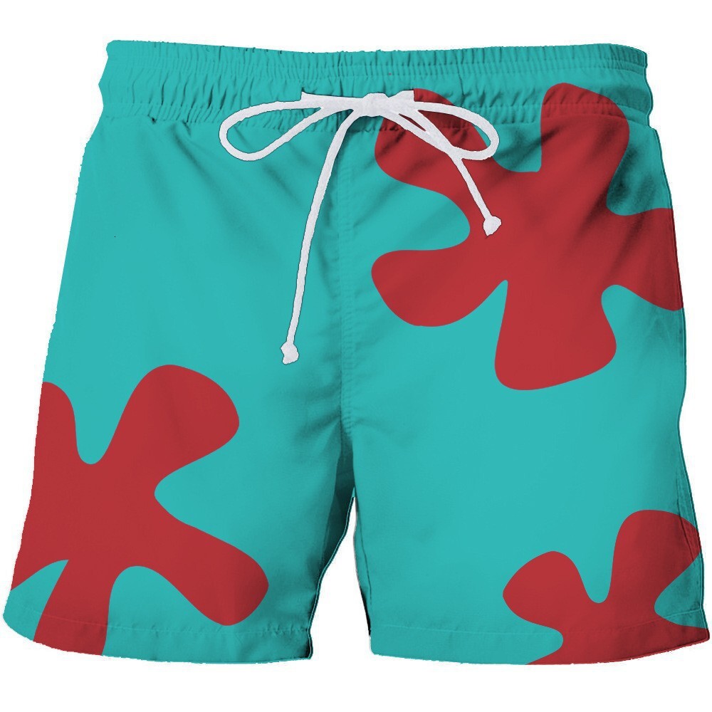 Top quality Brand High Quality New Style Free Delivery Designer Bag 3D digital printed casual shorts, men's multi style shorts