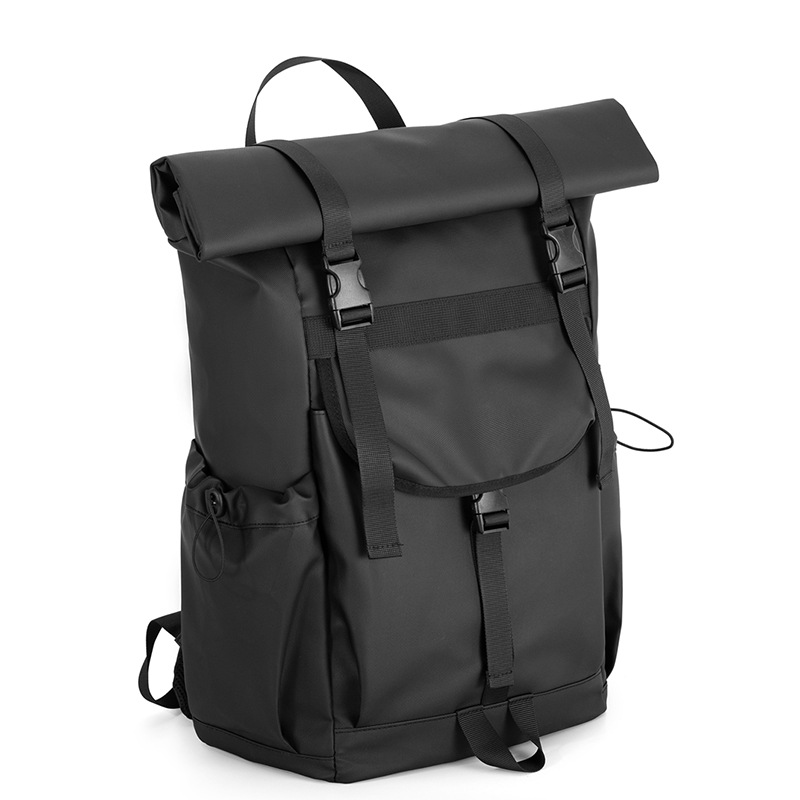 Folding roll-up function backpack Travel sports outdoor bag Mountain riding hiking large capacity leisure backpack for men