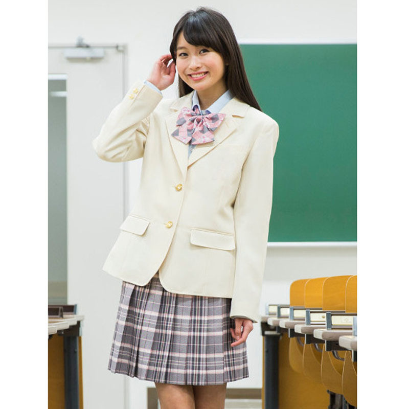 X329Stylish Ladies' Small Suit Jacket - Trendy British Campus Look for Spring & Fall