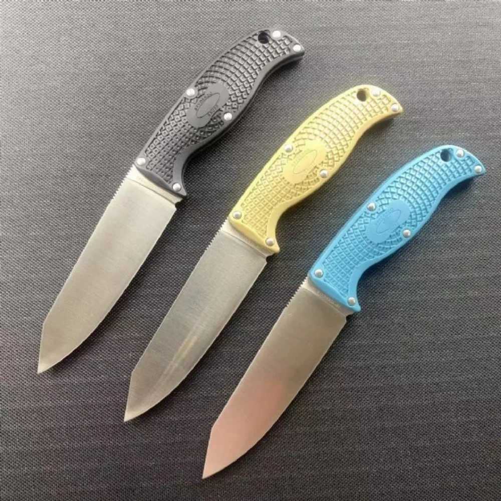 FB31 meat cutting fixed blade K390 blade nylon fiberglass handle high hardness fruit knife portable sharp chef knife Y250329