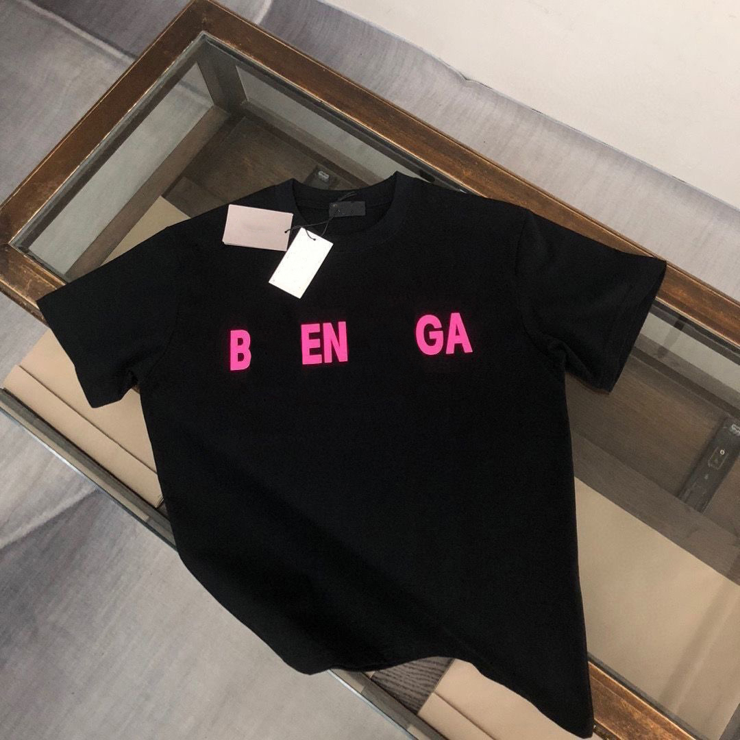 Men's Tees & Polos Men's T-shirt Paris Alphabet Graphic Print Street fashion cotton men's short sleeve T-shirt Women's T-shirt Casual cotton polot shirt