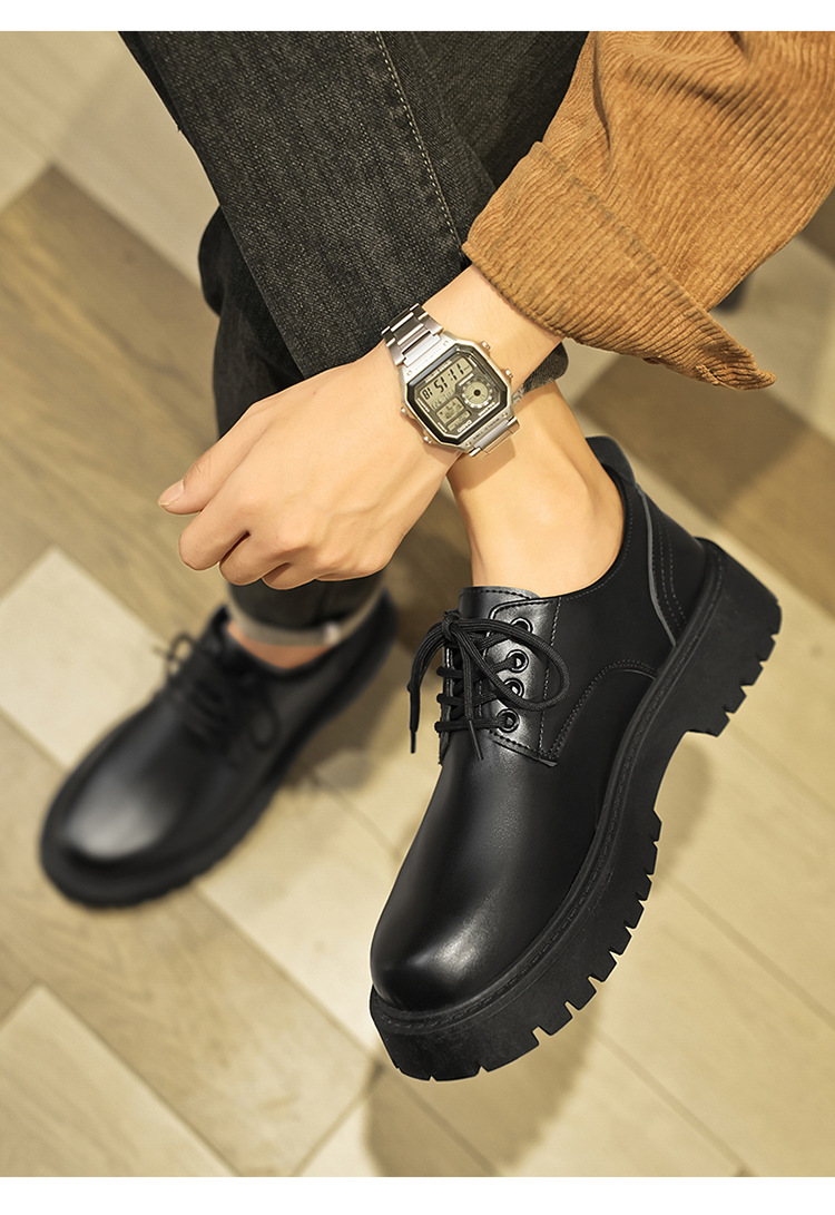 Free shipping Sneakers new men casual shoes fashion loafers thick soled waterproof trendy shoes