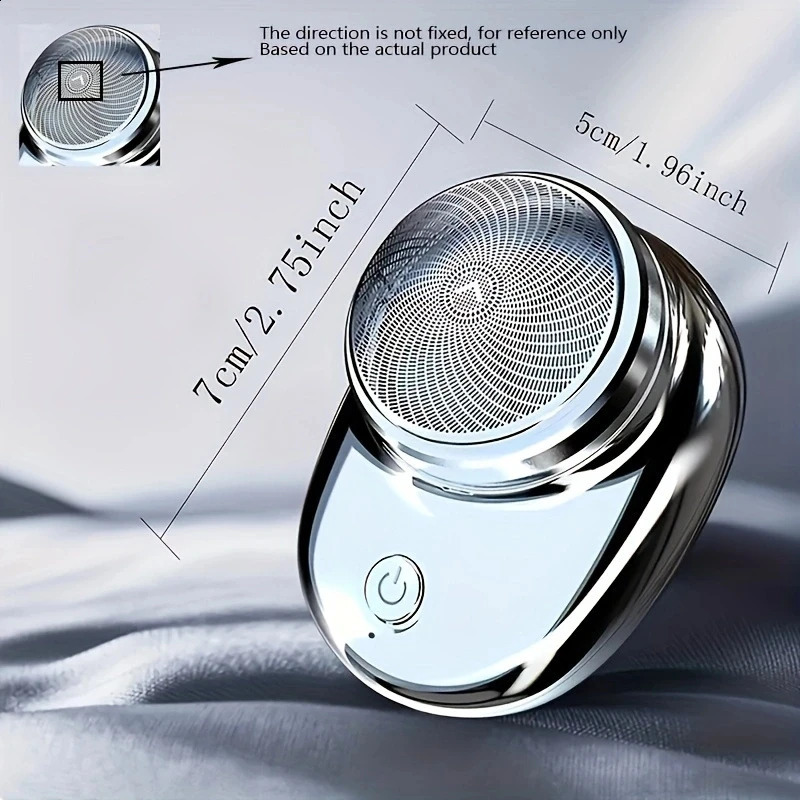1PC Electric Shaver Charging Mini Pocket Travel Razor Portable Wireless Detachable Shaver Facial Beard Hair Trimmer 250328