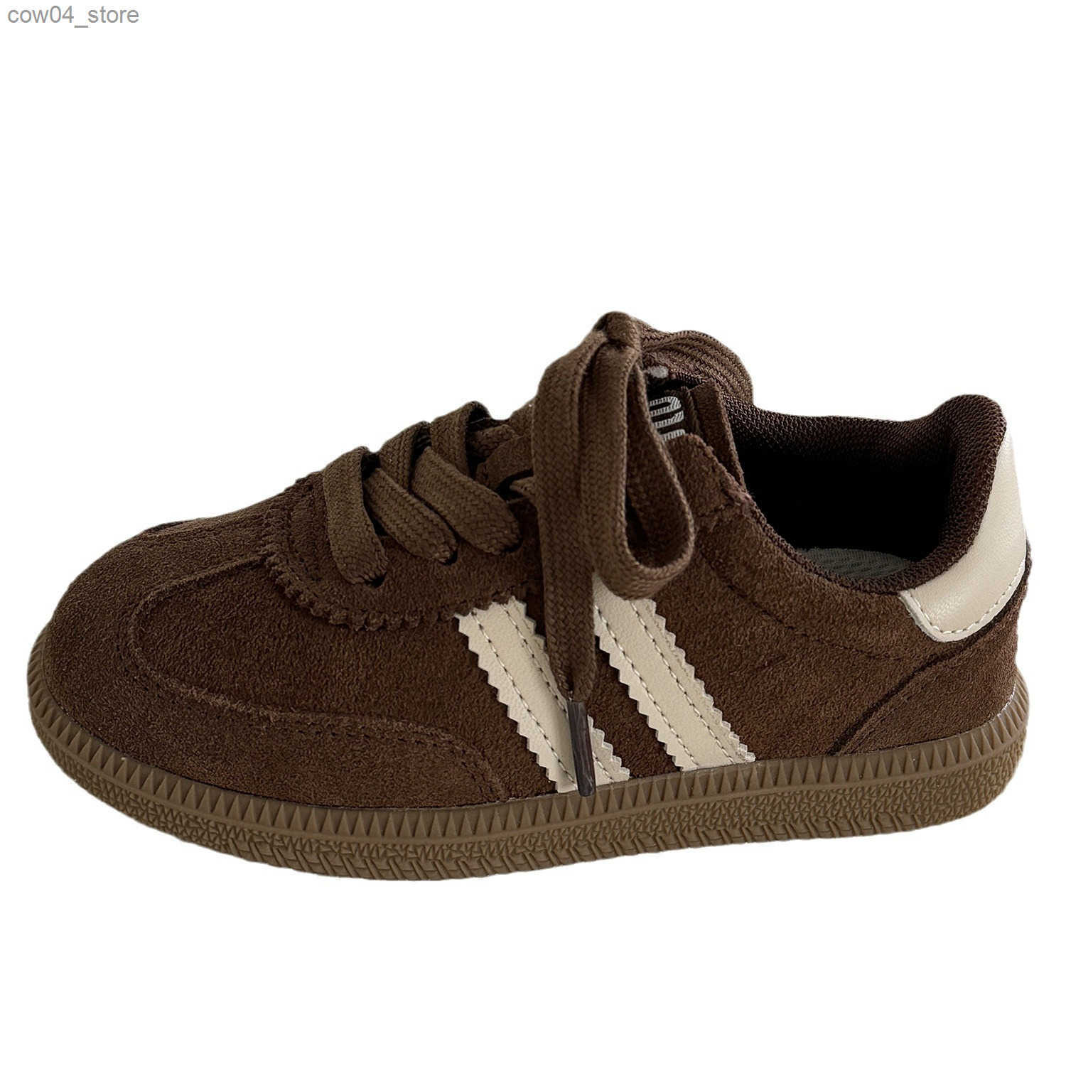 Athletic Outdoor Korean Version Childrens Multi-color Board Girls Frosted Real Leather Training Boys Soft Soled Velcro Casual Shoes Y2503304BBV XJ2603