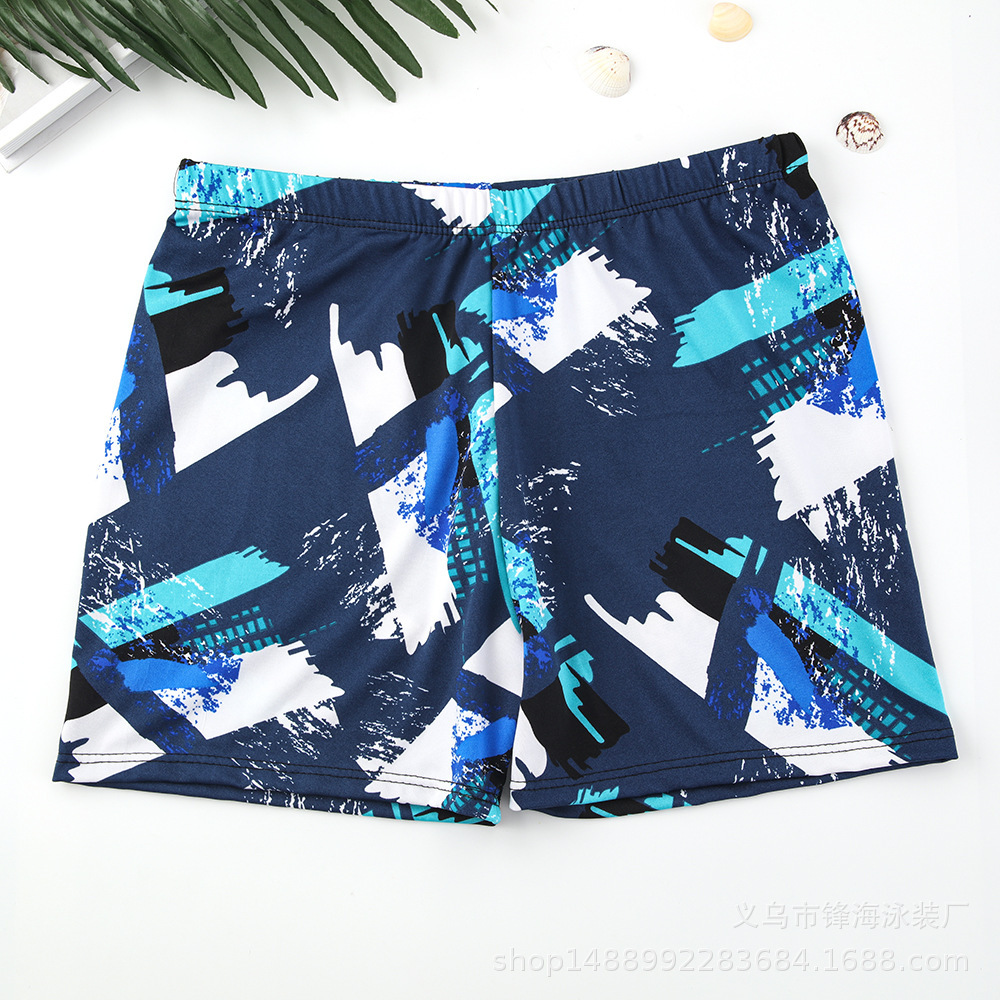 New Style Free Delivery Designer Bag Men's Oversized Trunks, 3/4 Adult Hot Spring Milk Silk Beach Pants, Quick Drying Elastic Close Fitting Inner
