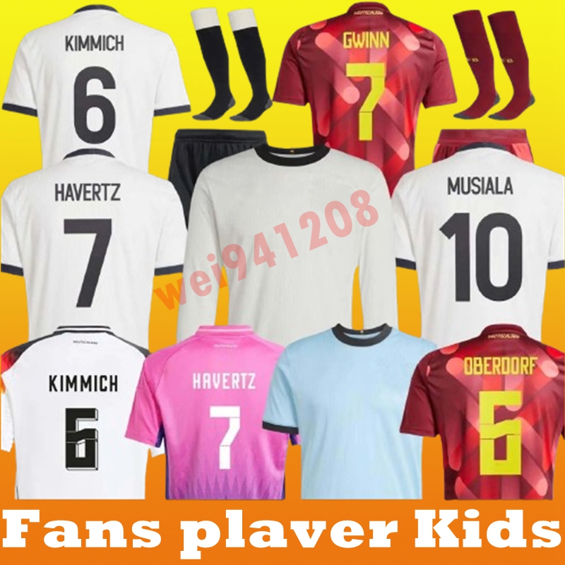 2025 Germany Jersey Anniversary Woman Football Jersey Player HUMMELS KROOS GNABRY WERNER MUSIALA MULLER HAVERTZ WIRTZ PAVLOVIC GUNDOGAN Men Football Shirts Kids