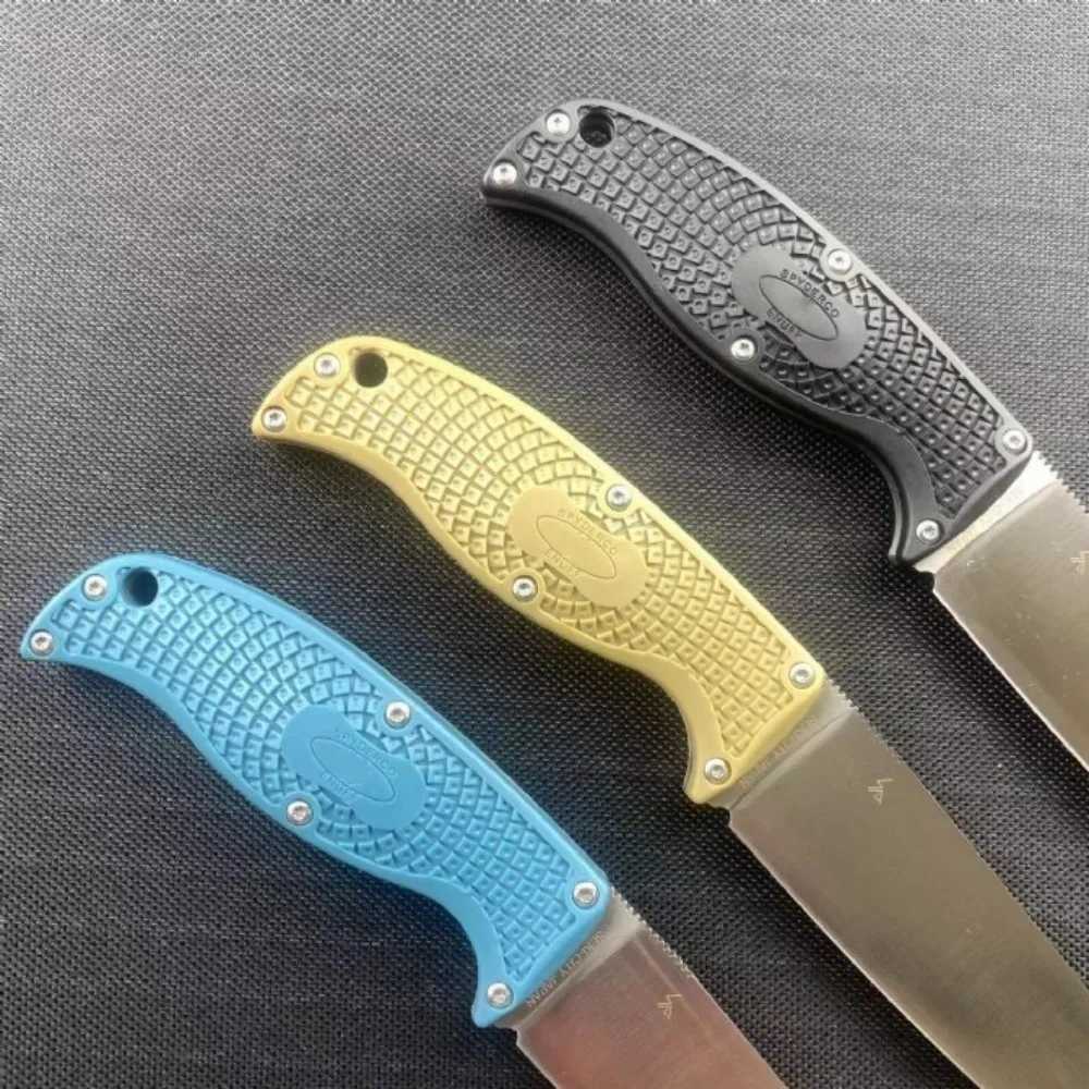 FB31 meat cutting fixed blade K390 blade nylon fiberglass handle high hardness fruit knife portable sharp chef knife Y250329