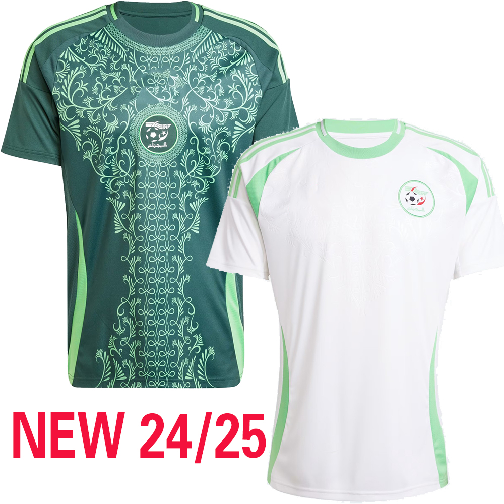 2024 2025 Algeria Soccer Jerseys 24 25 MAHREZ ARIBI Algerie Home Away Football Shirt MEN kids Camiseta Futbol Shirts uniforms