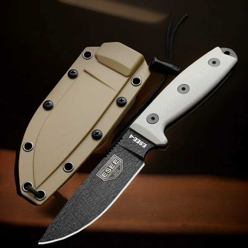 Fixed Blade Knife G10 Handles With Kydex Sheath Outdoor EDC Wild Survival Camping Hunting Hiking Hand Tools With Kydex SheathZ250329