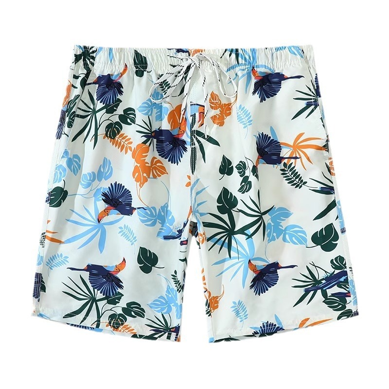 Style Free Delivery Designer Bag 2025 Beach Men To Soak In Hot Springs Quick Drying And Loose Fitting Oversized Men's 5-point Short Swimming Pant