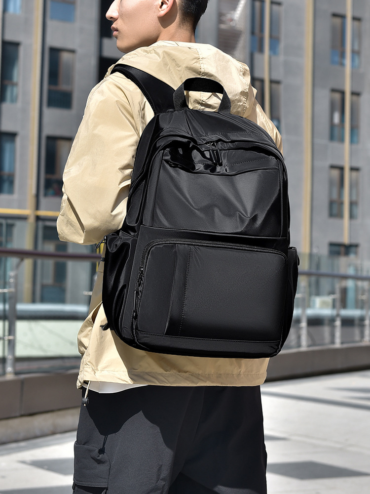Backpack new simple leisure backpack men's outdoor travel backpack large capacity backpack 2025