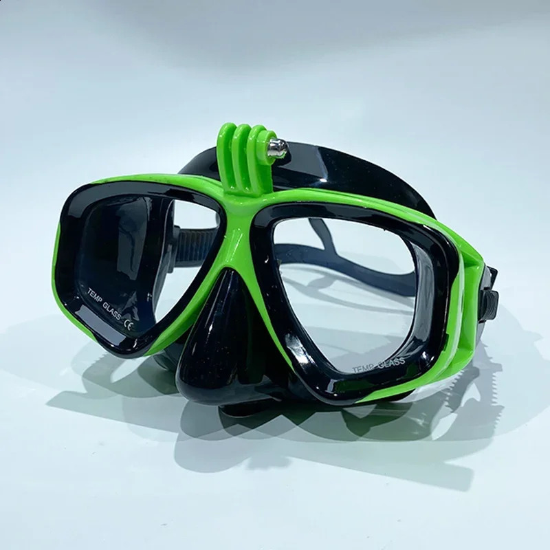 Professional underwater diving mask scuba goggles suitable for small sports camera fully dry 250321